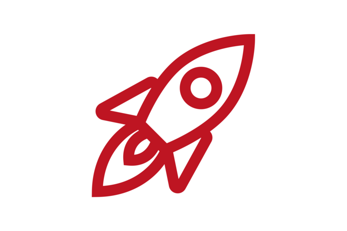 Icon einer Rakete